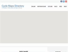 Tablet Screenshot of cyclemaps.org.uk